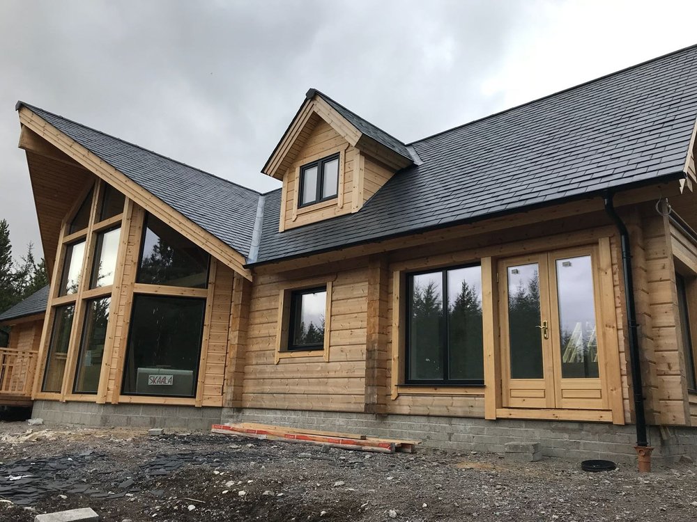 Tunturi 227 Log House Kit — Mountain Lodge Homes Ltd.